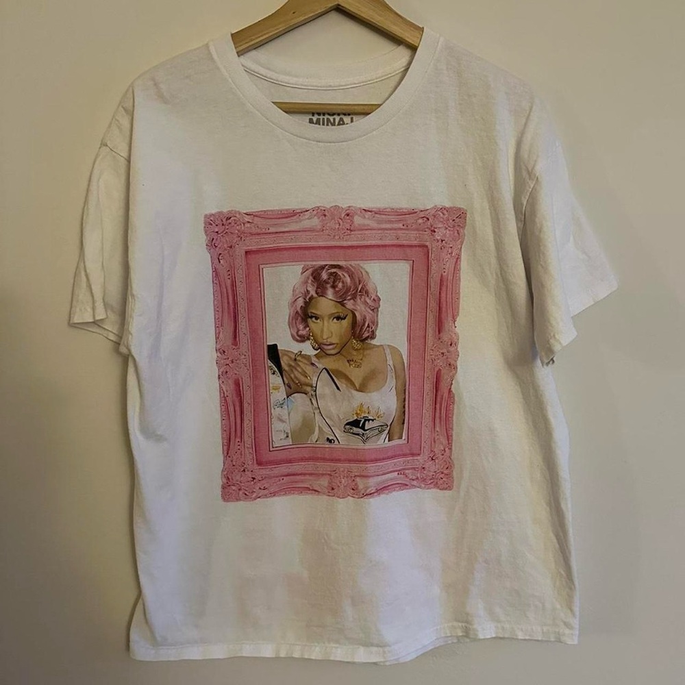 Nicki Minaj Gray Cotton Tee